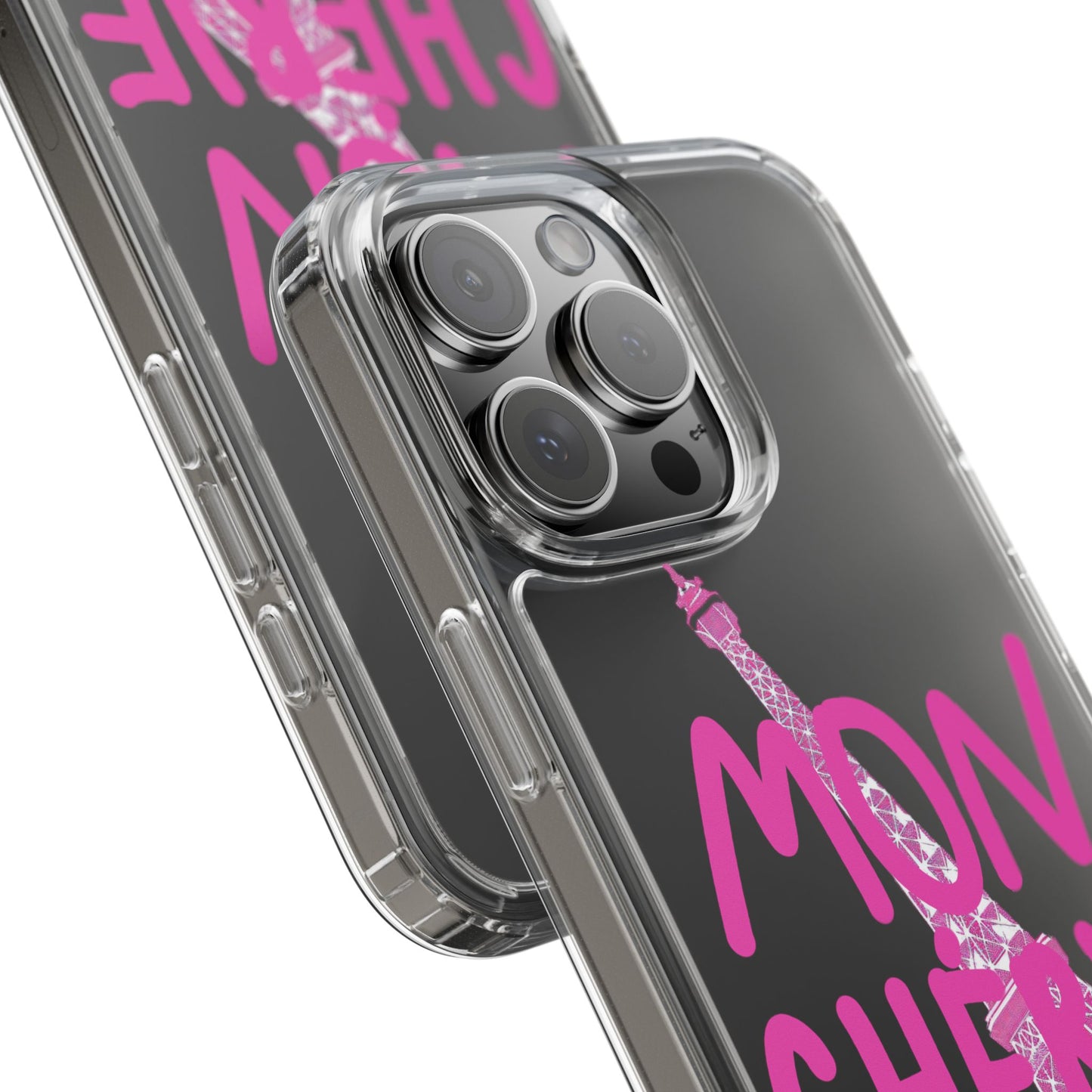 Pink Eiffel Clear Cases