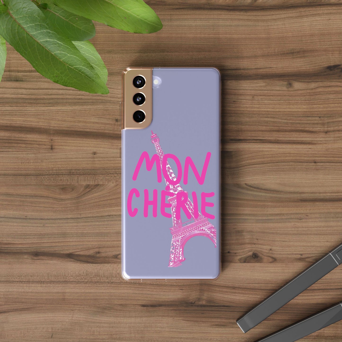 Pink Eiffel Clear Cases