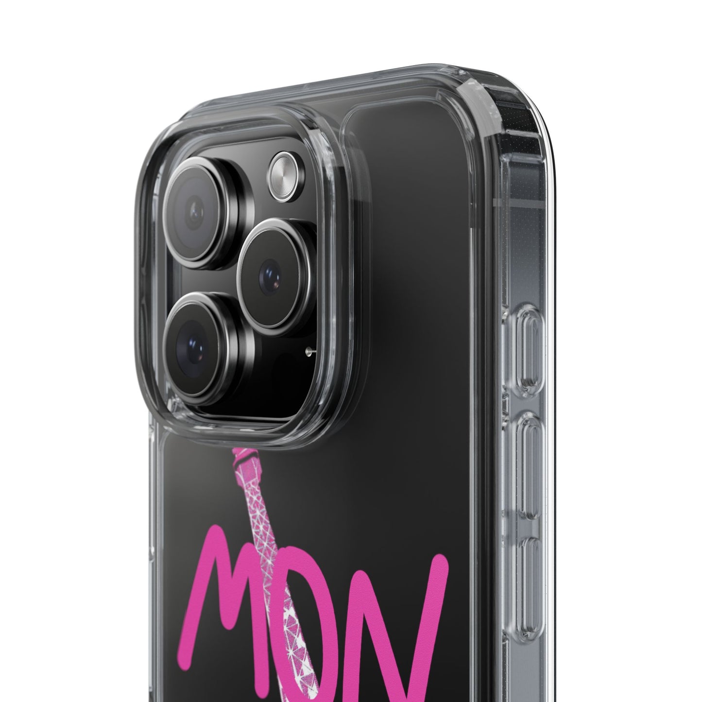 Pink Eiffel Clear Cases