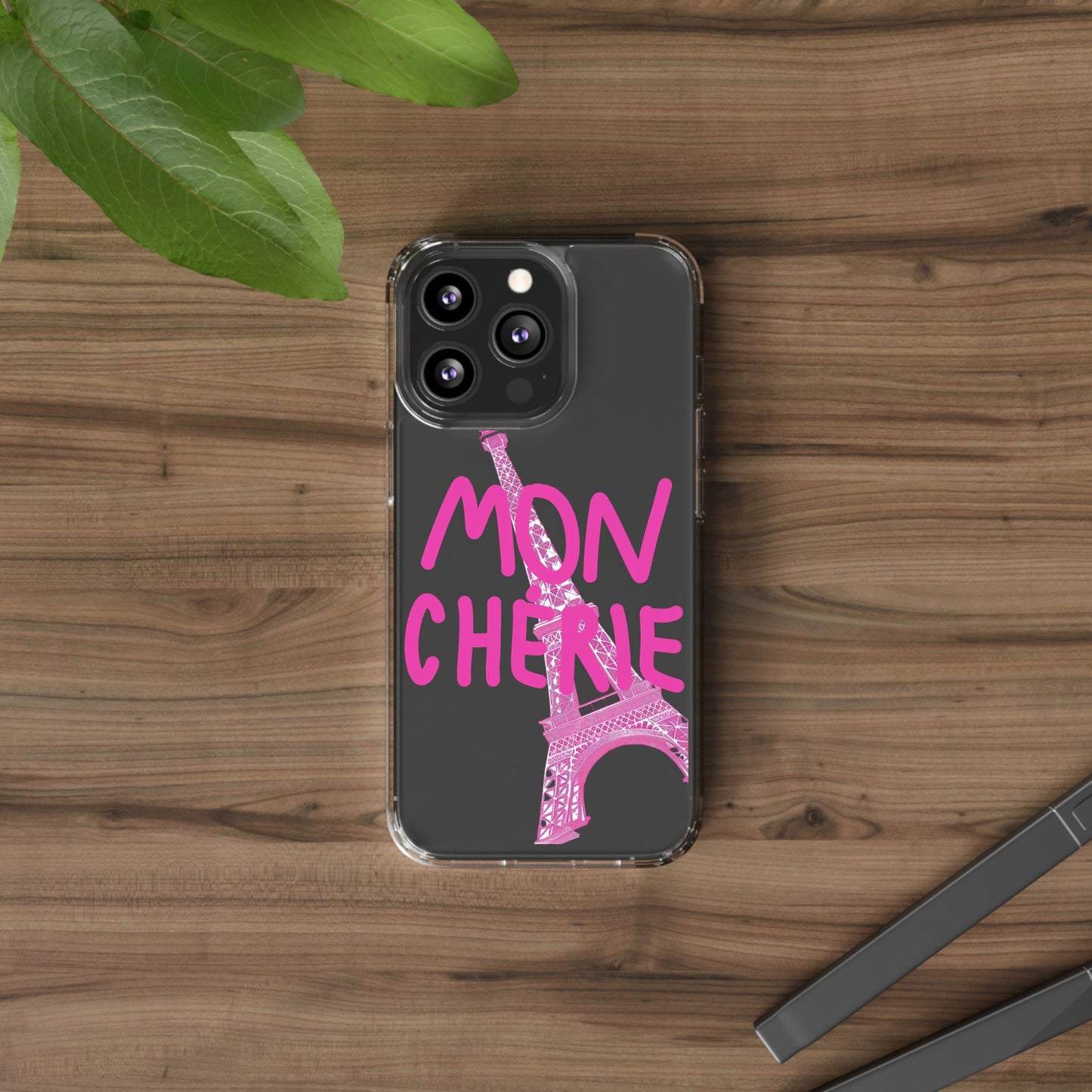 Pink Eiffel Clear Cases