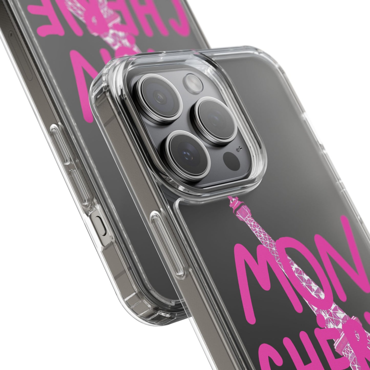 Pink Eiffel Clear Cases