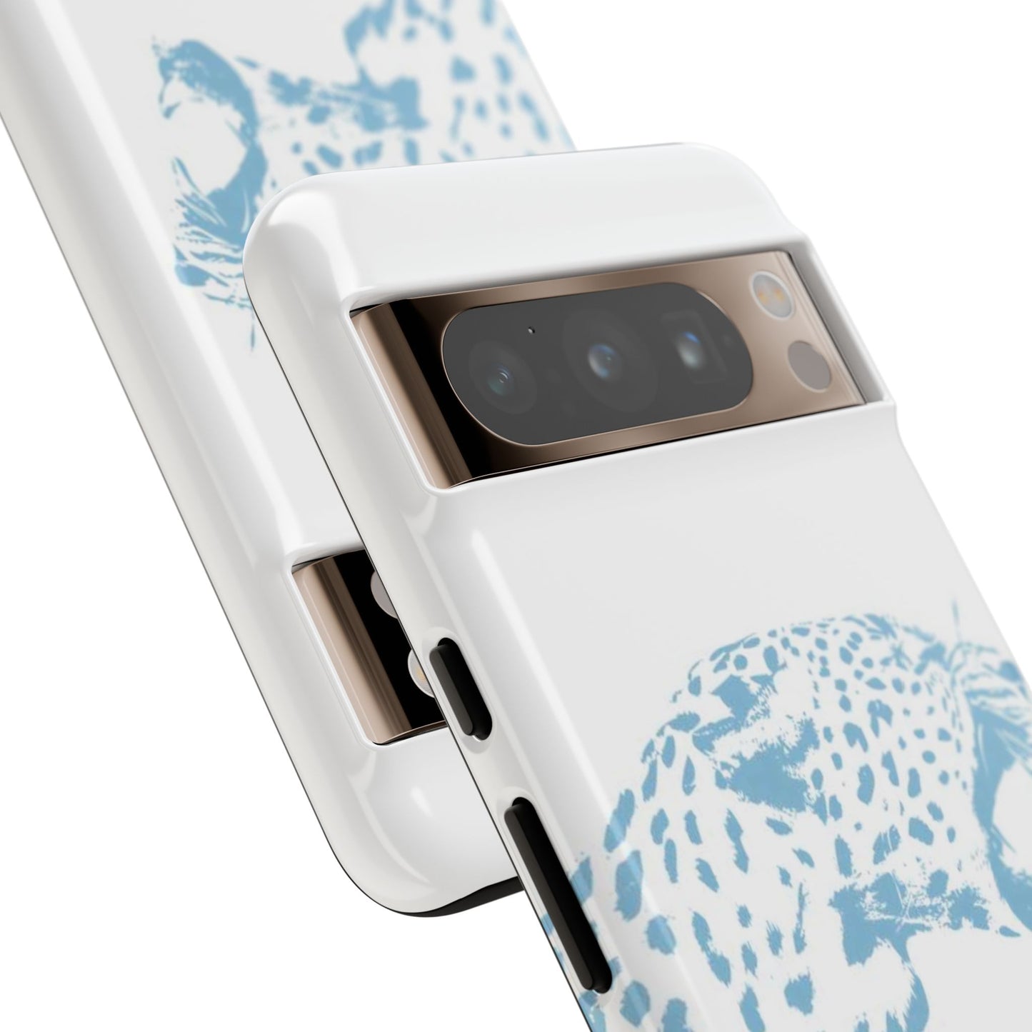 Light blue leopard