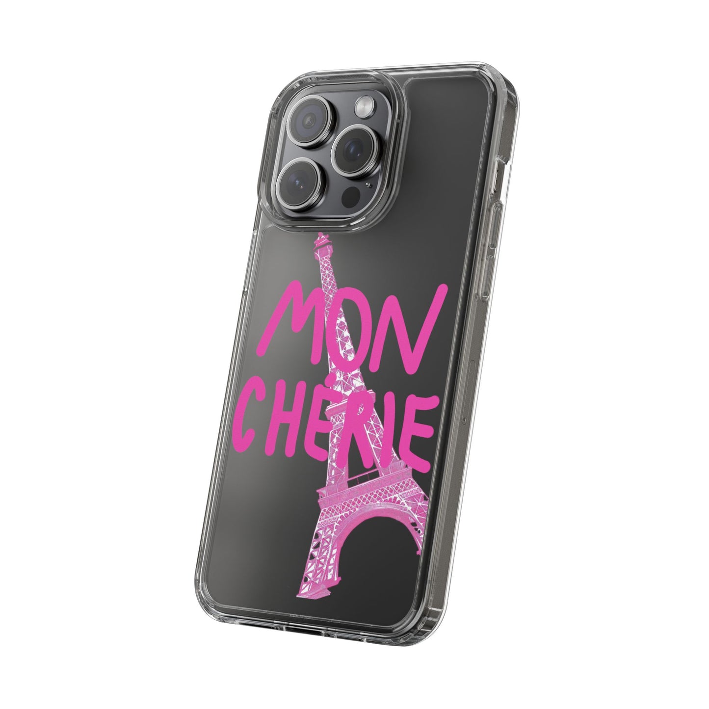Pink Eiffel Clear Cases