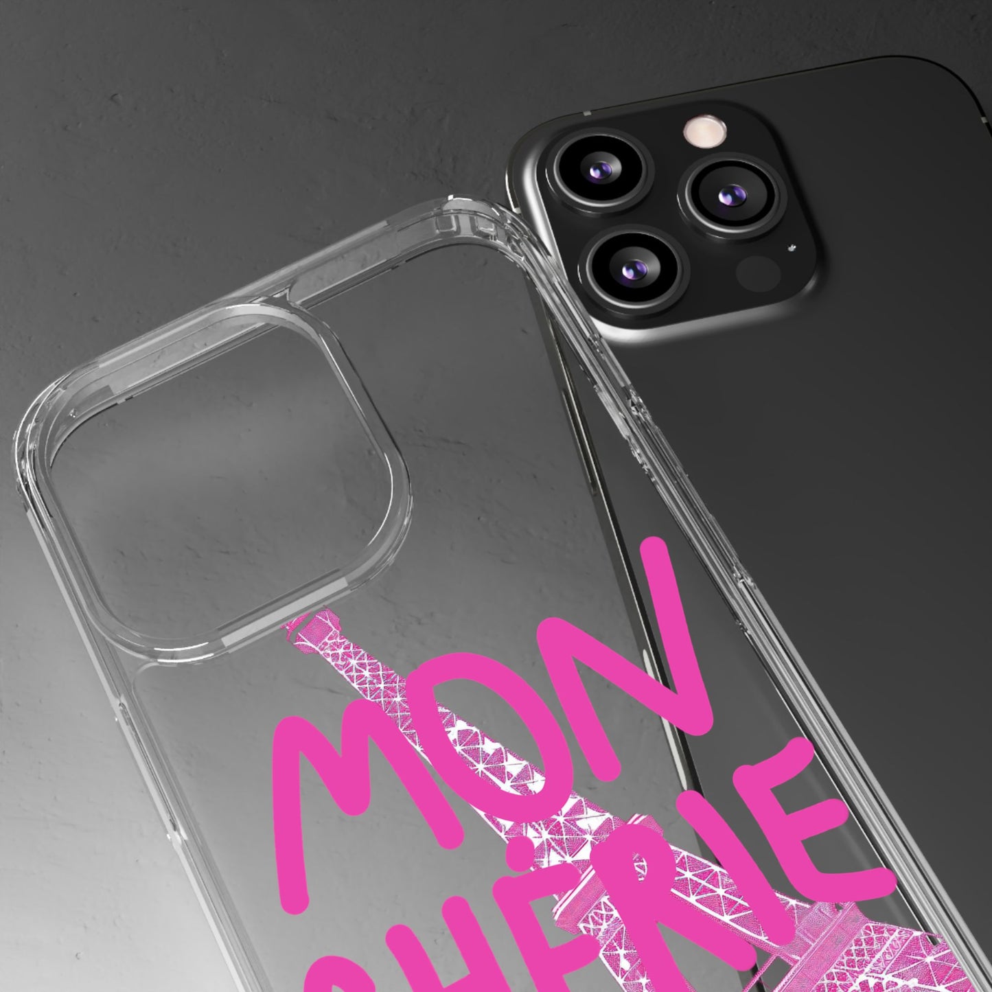 Pink Eiffel Clear Cases