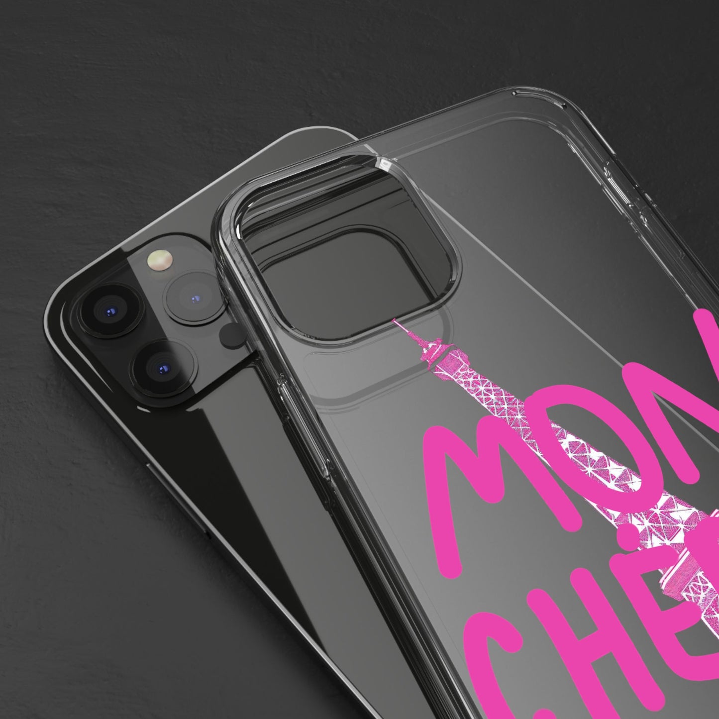 Pink Eiffel Clear Cases