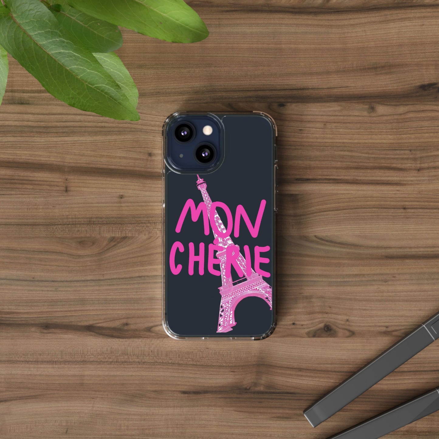 Pink Eiffel Clear Cases