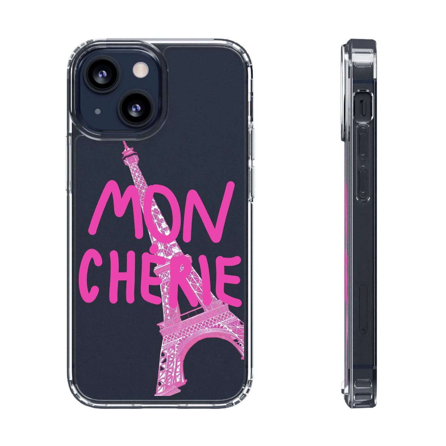 Pink Eiffel Clear Cases
