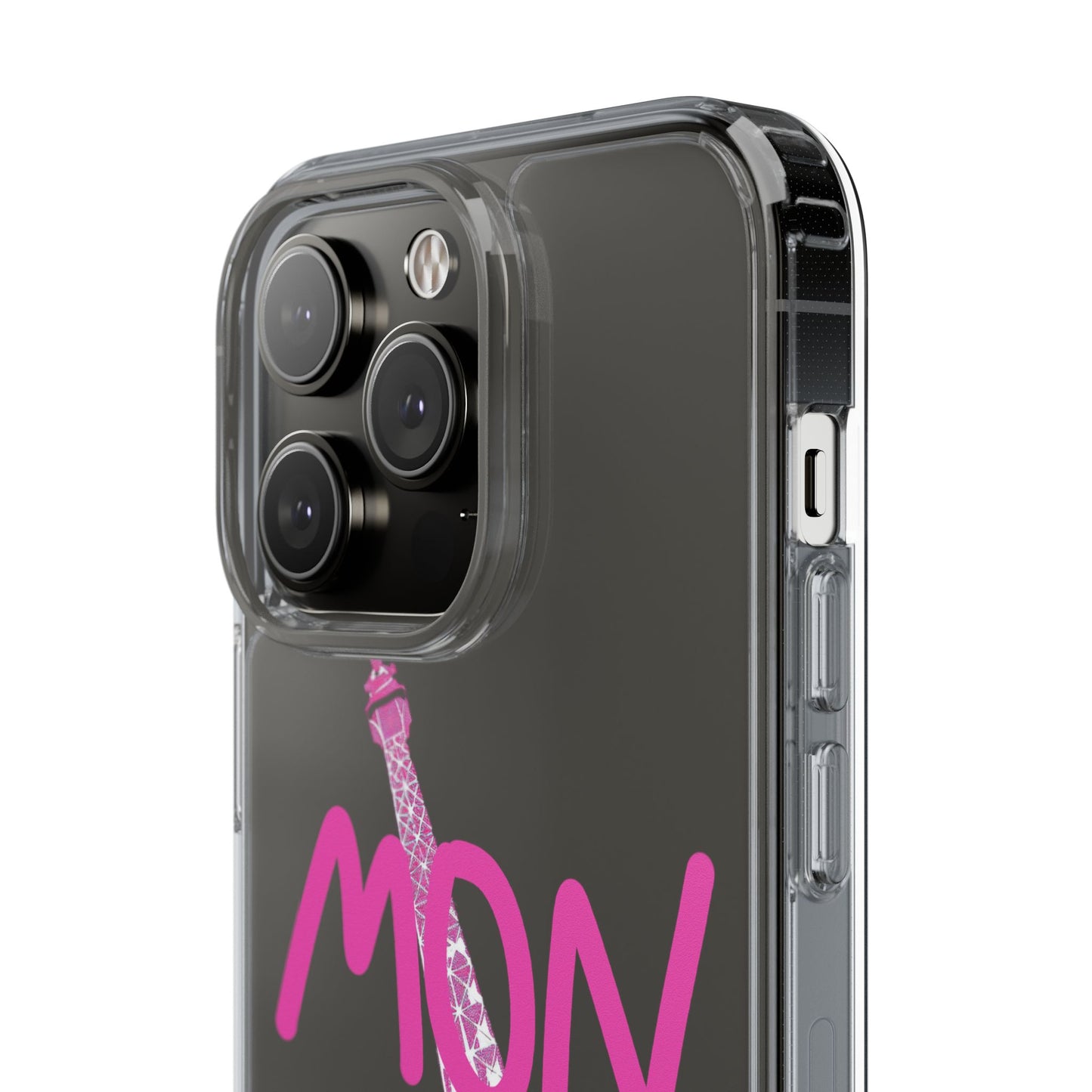 Pink Eiffel Clear Cases
