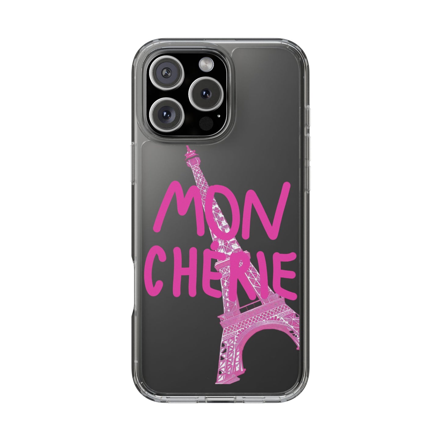 Pink Eiffel Clear Cases