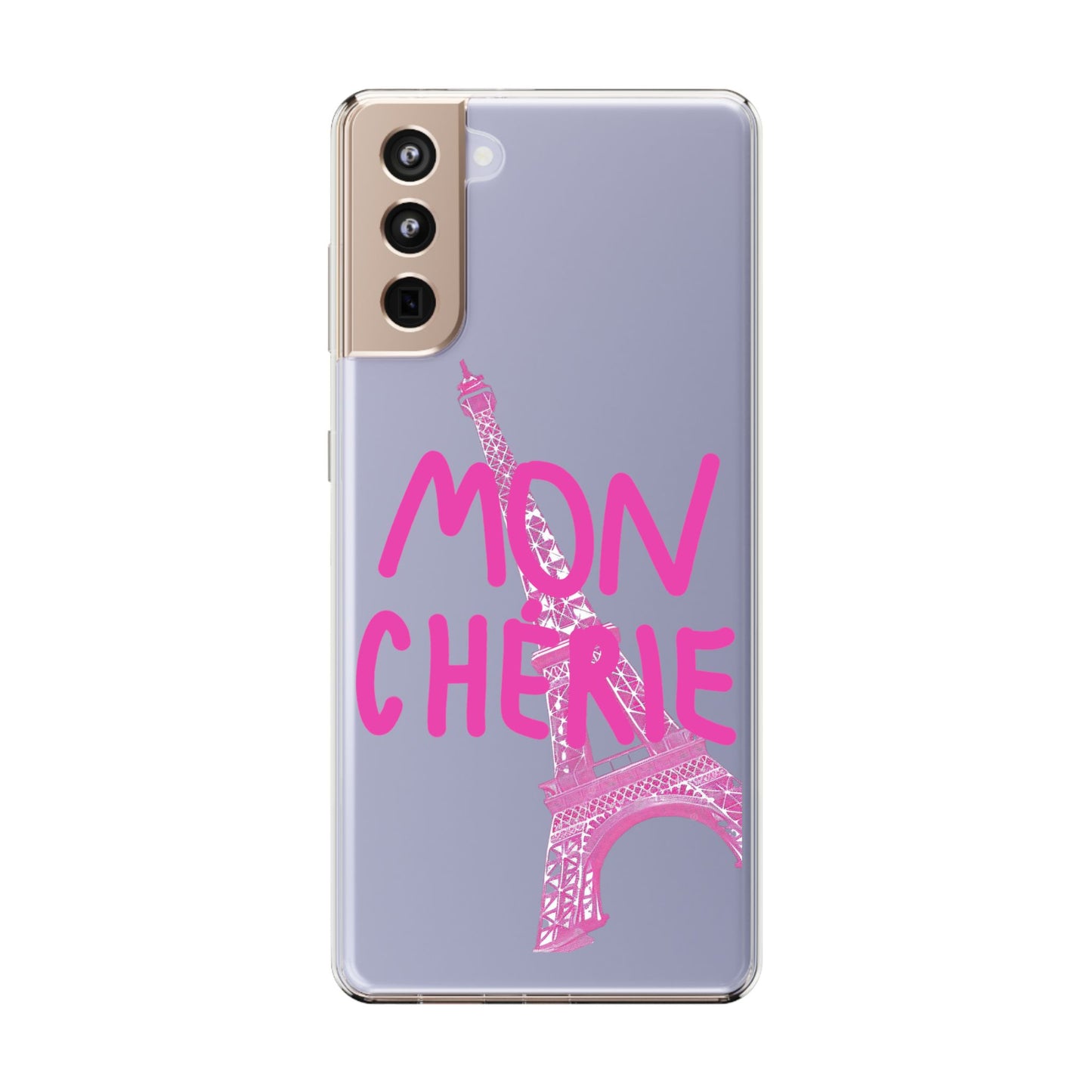 Pink Eiffel Clear Cases
