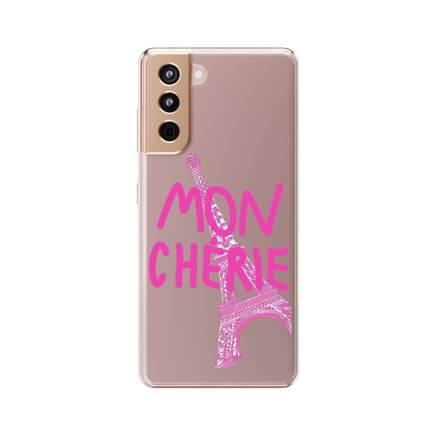 Pink Eiffel Clear Cases