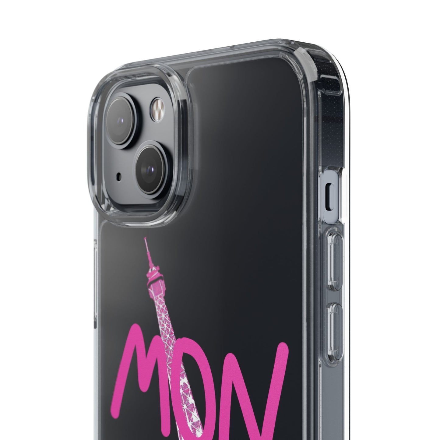 Pink Eiffel Clear Cases