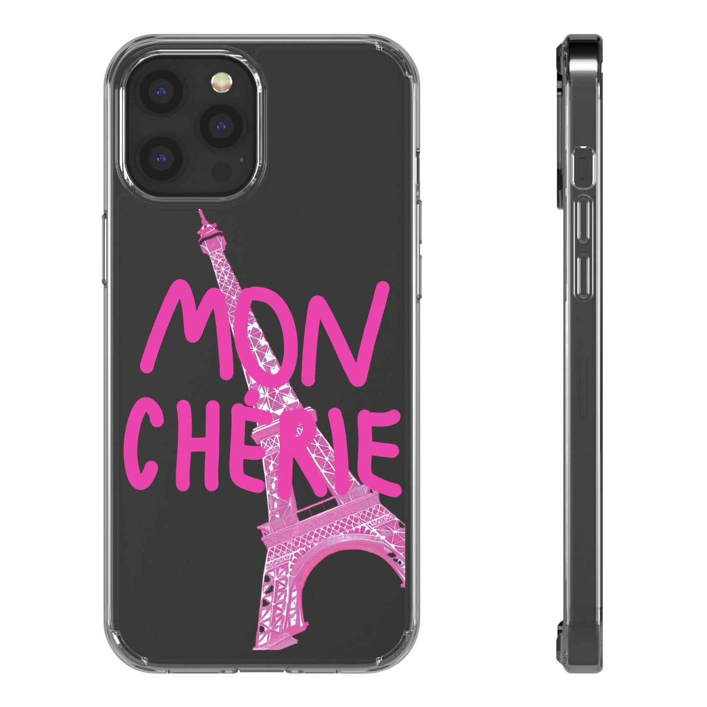 Pink Eiffel Clear Cases