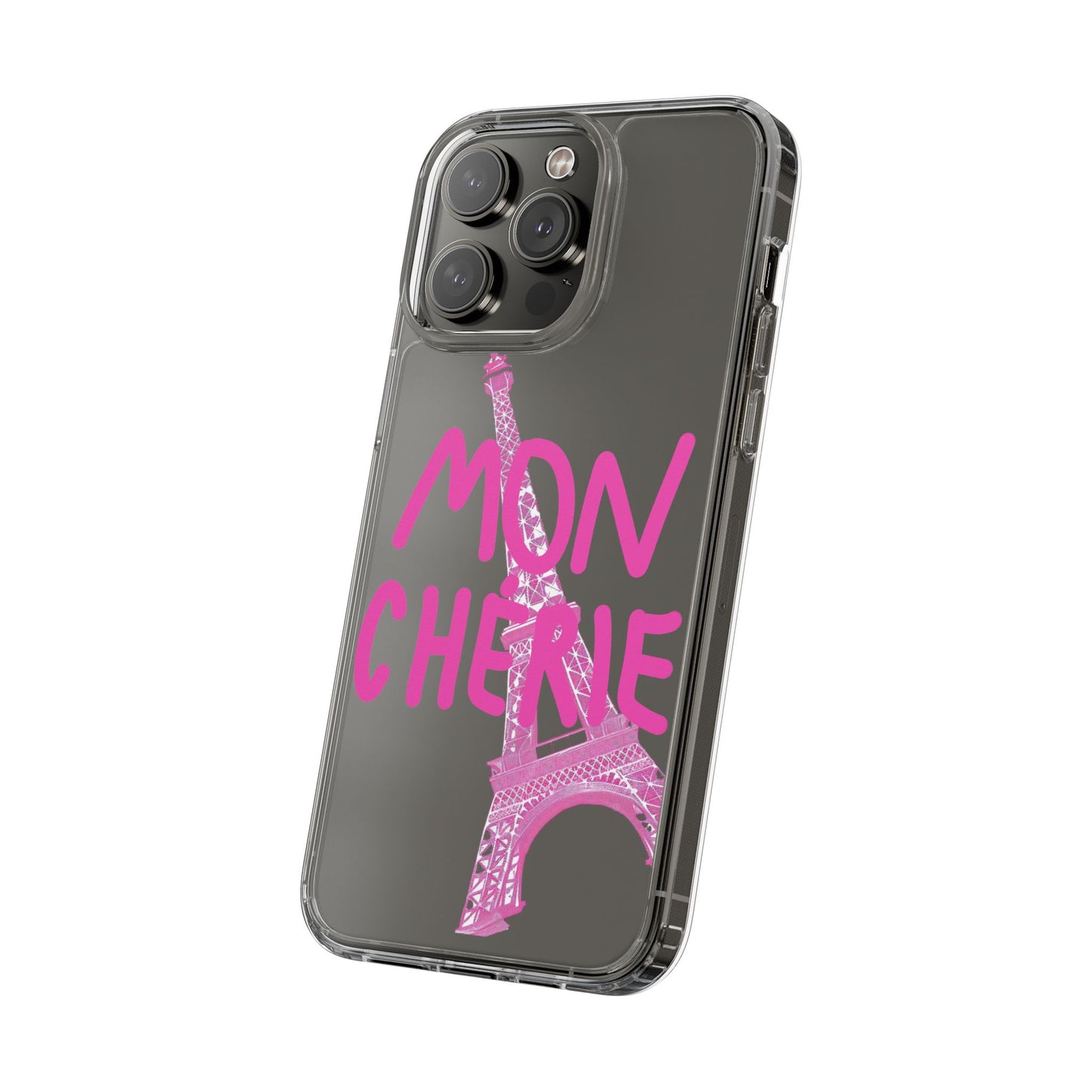 Pink Eiffel Clear Cases
