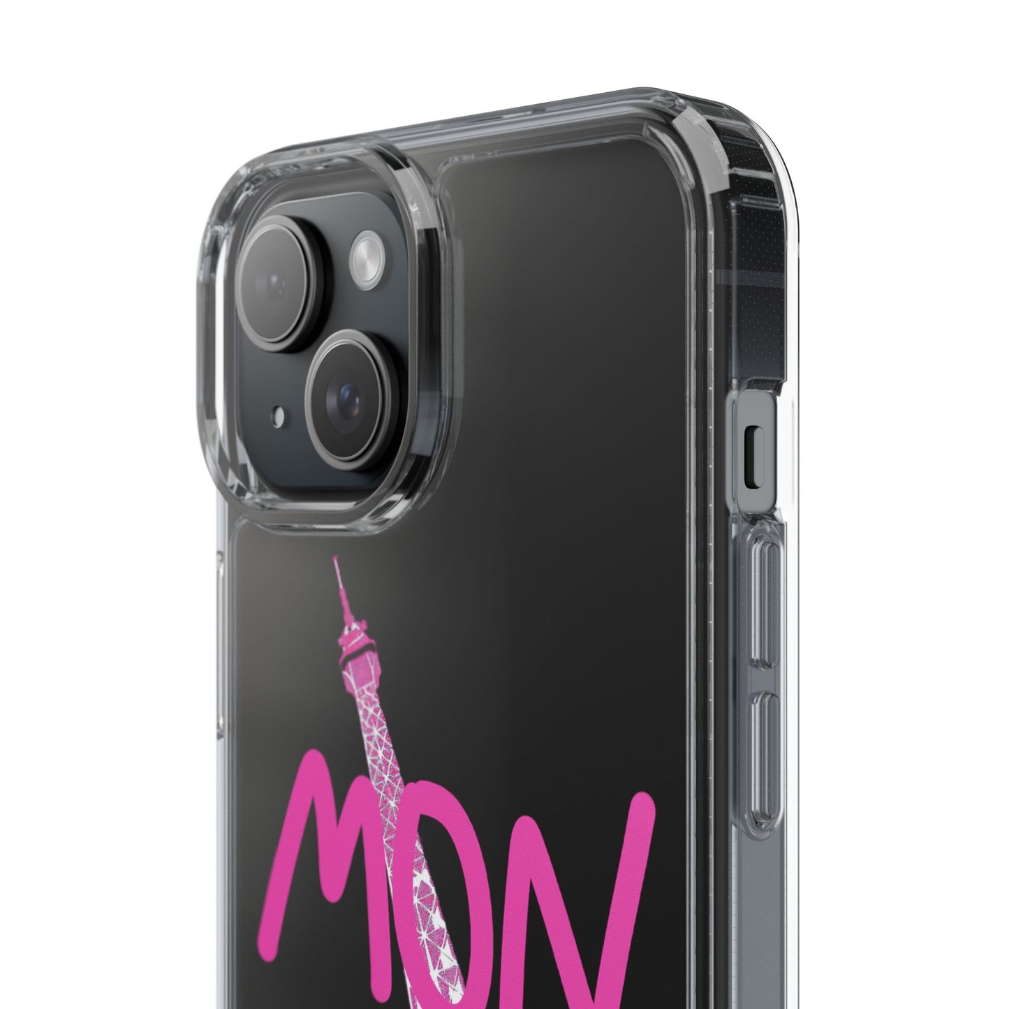 Pink Eiffel Clear Cases