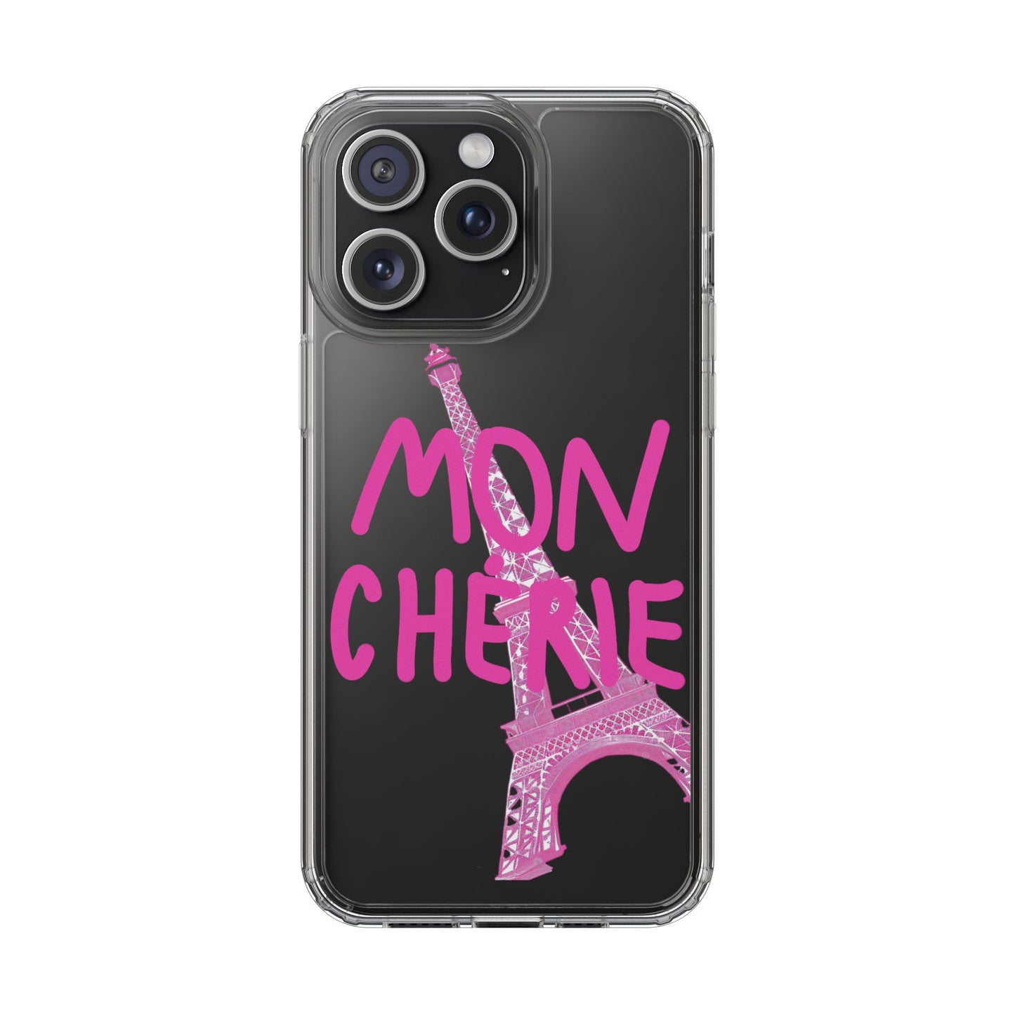 Pink Eiffel Clear Cases