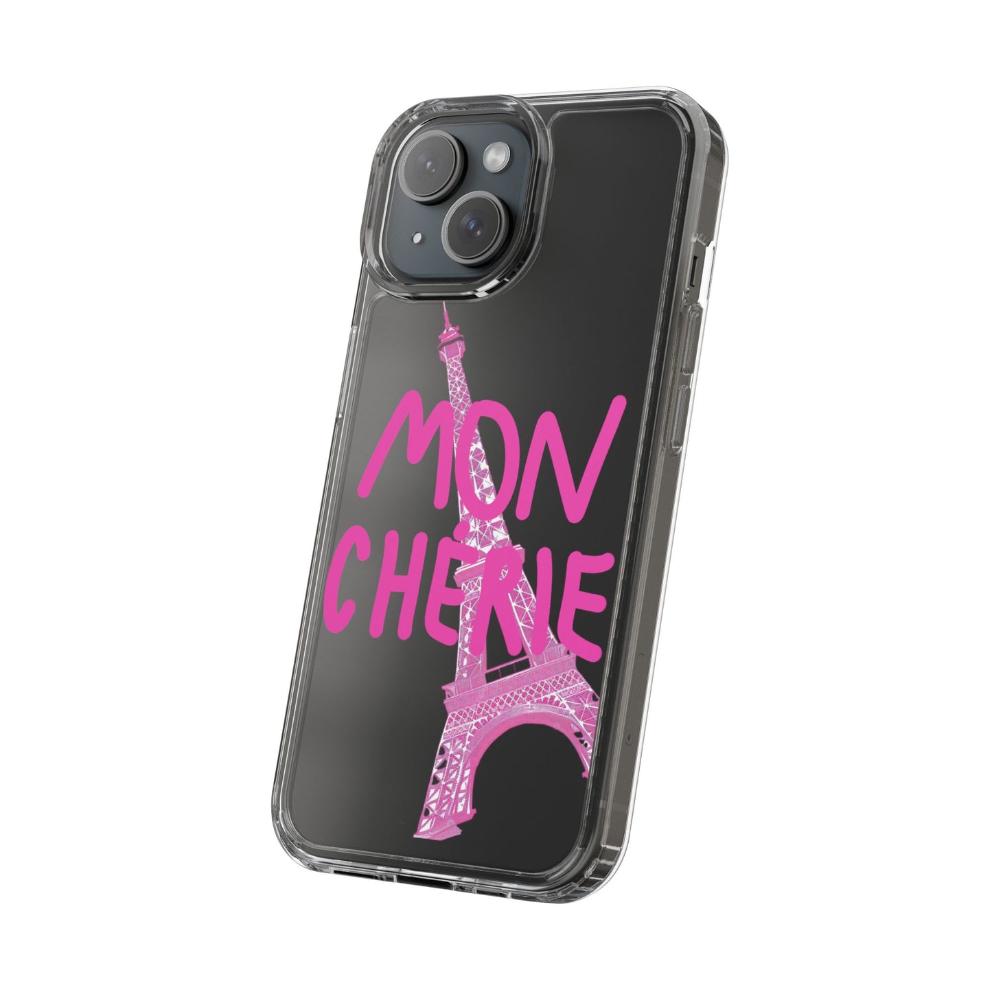 Pink Eiffel Clear Cases