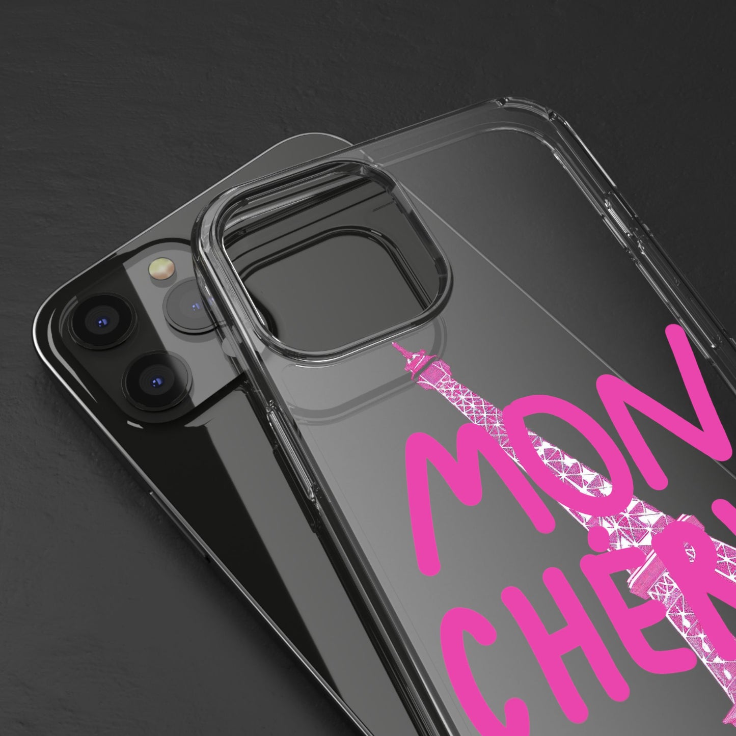 Pink Eiffel Clear Cases