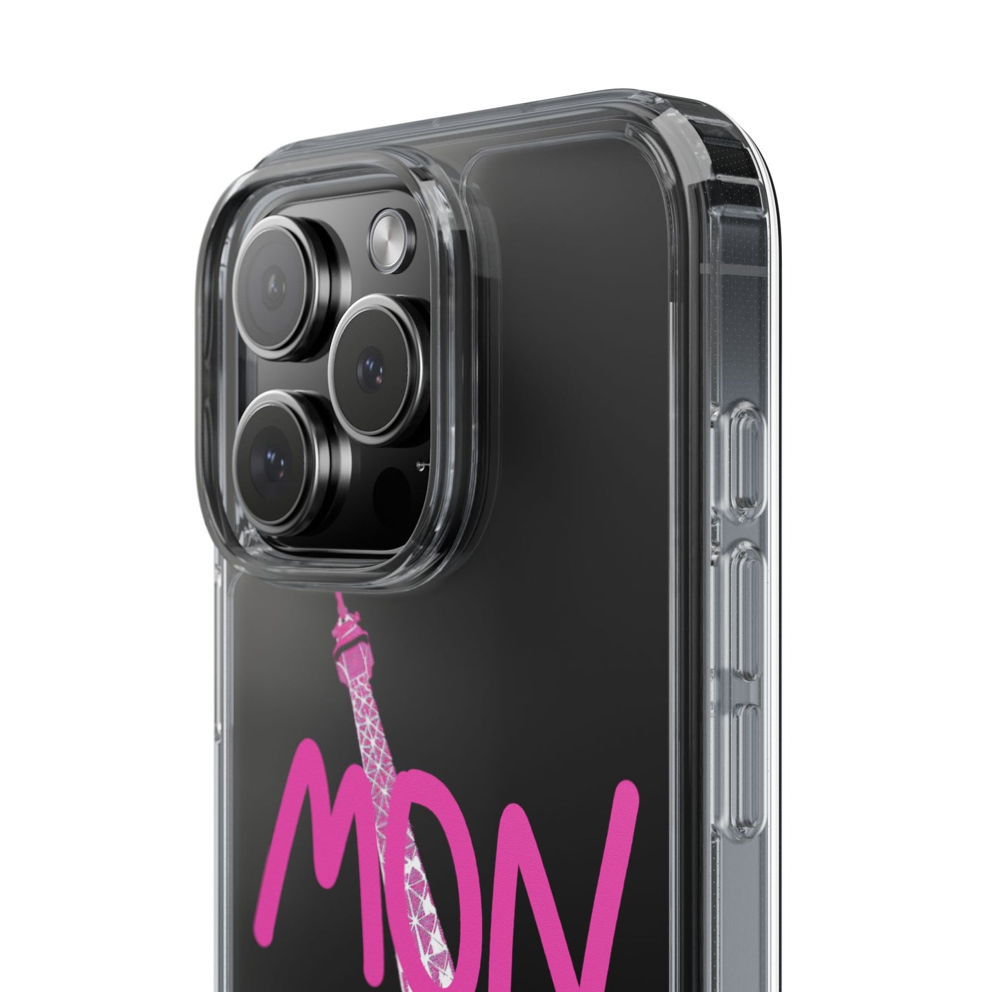 Pink Eiffel Clear Cases