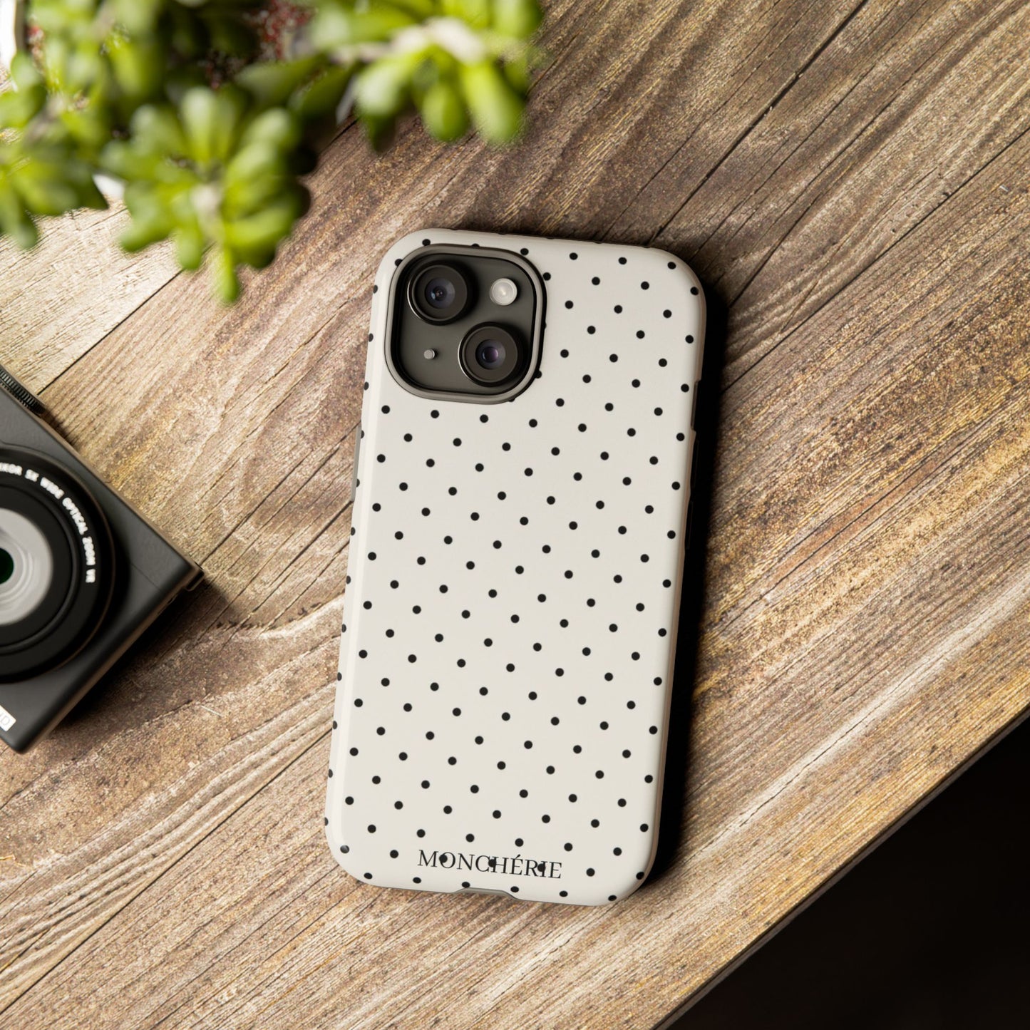 Black and White Polka