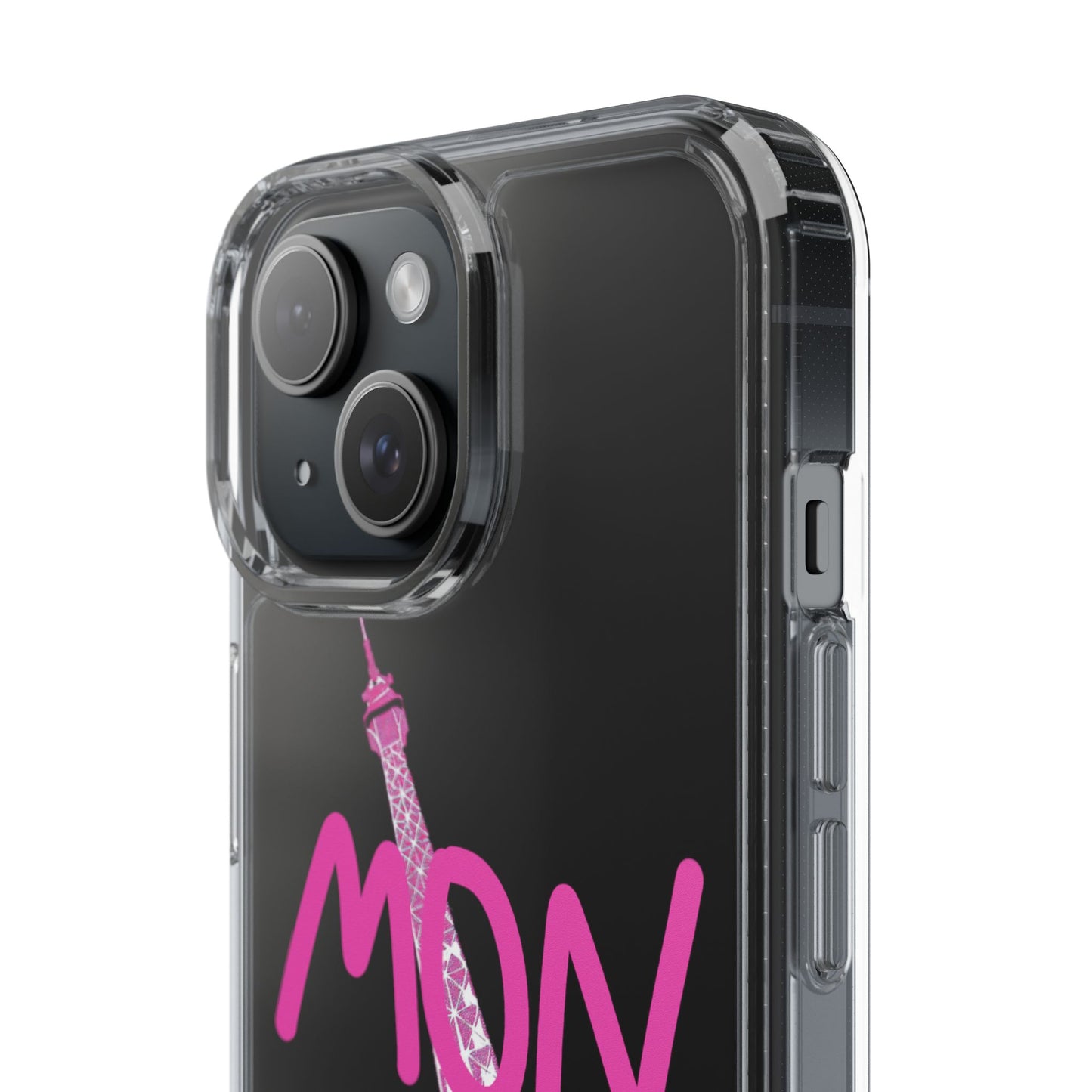 Pink Eiffel Clear Cases