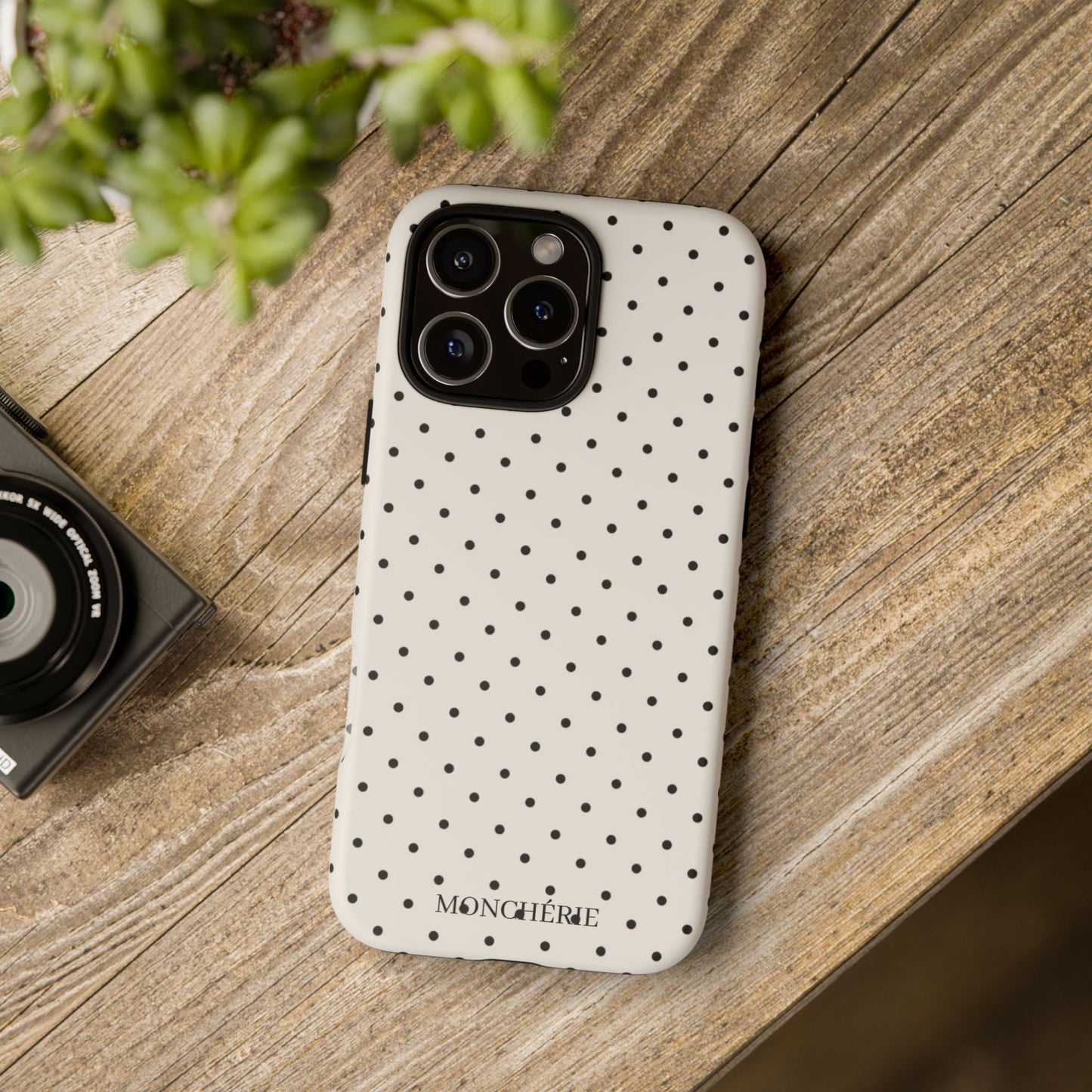 Black and White Polka