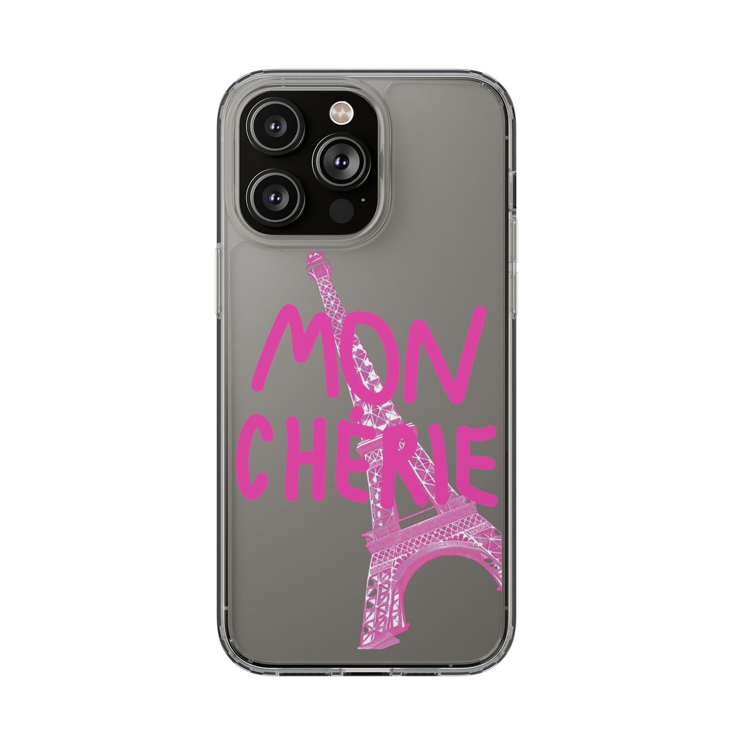 Pink Eiffel Clear Cases