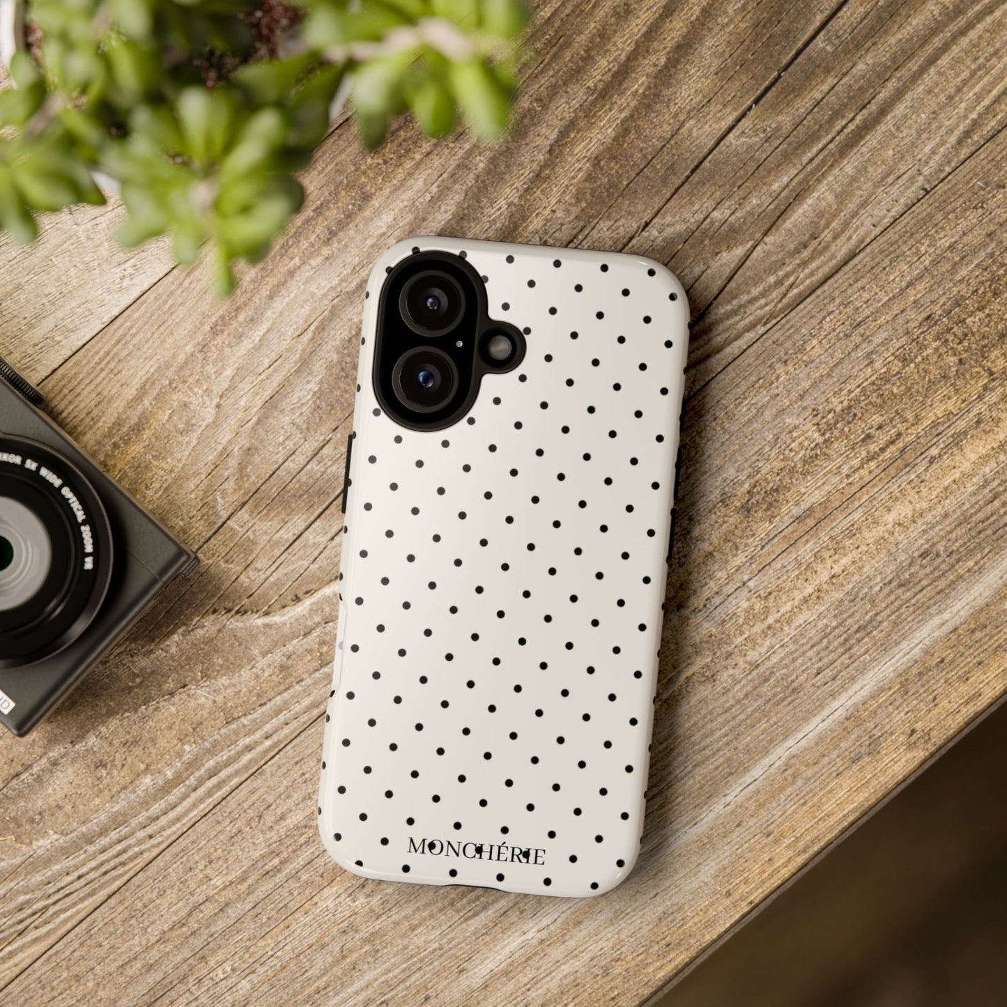 Black and White Polka