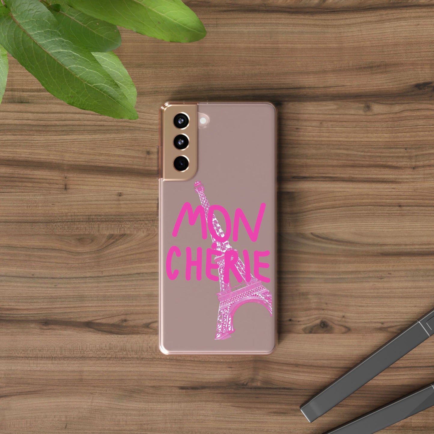 Pink Eiffel Clear Cases