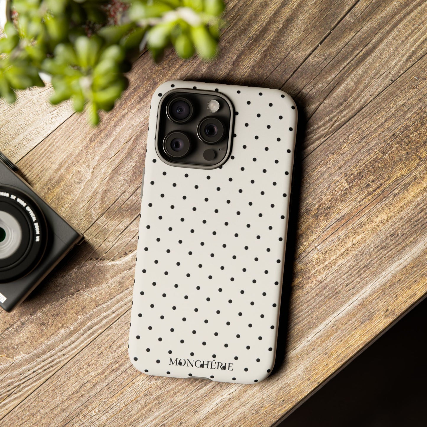 Black and White Polka