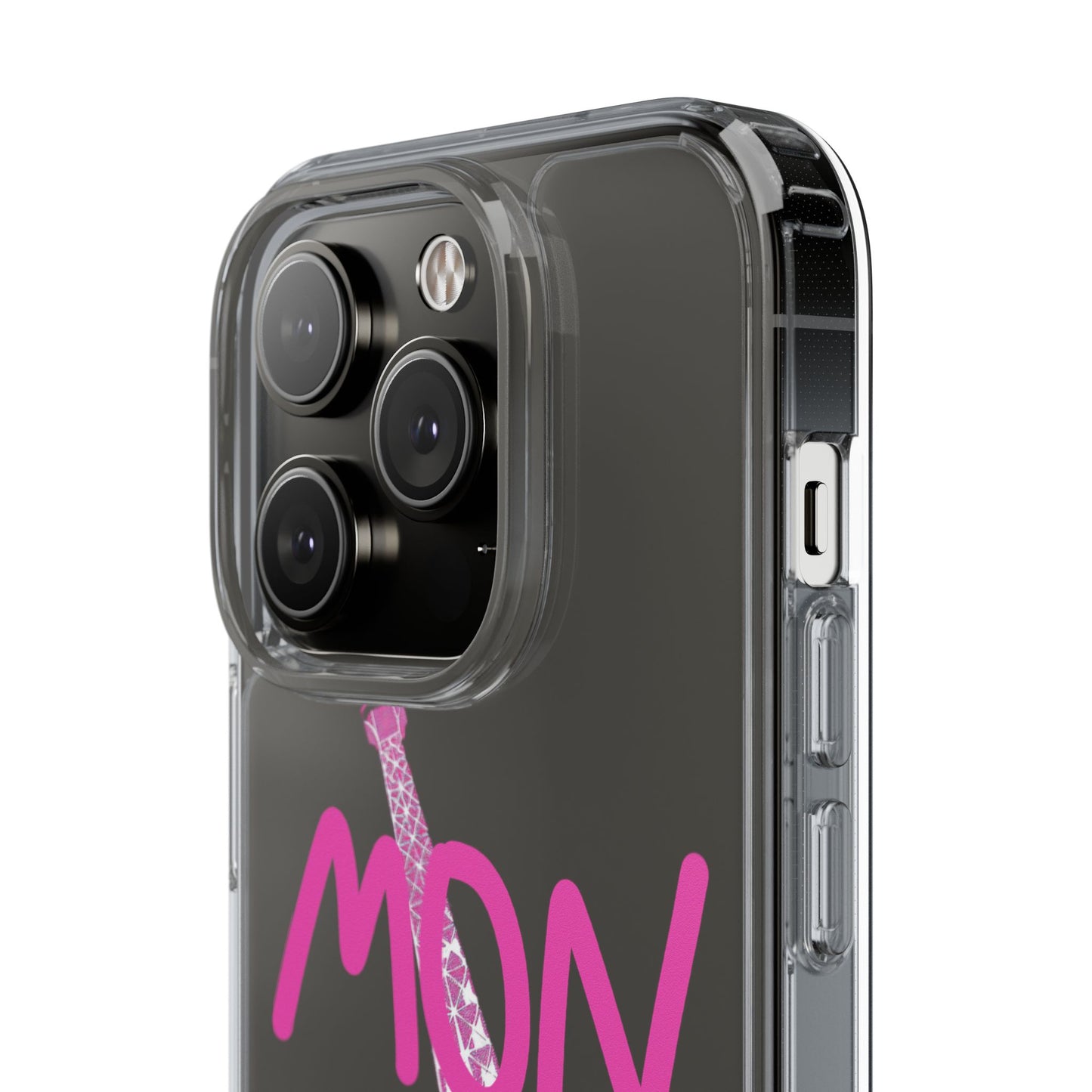 Pink Eiffel Clear Cases