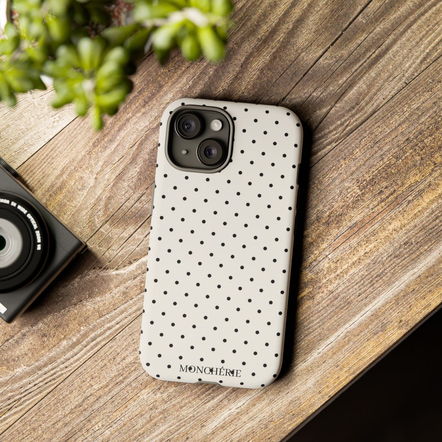 Black and White Polka