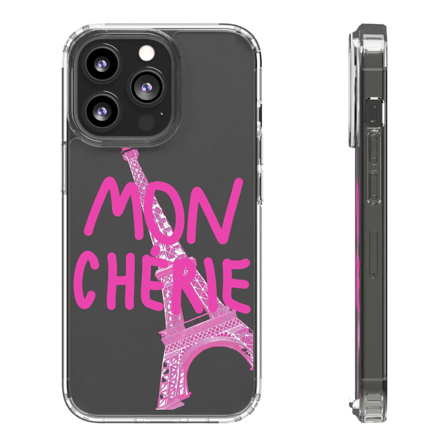 Pink Eiffel Clear Cases
