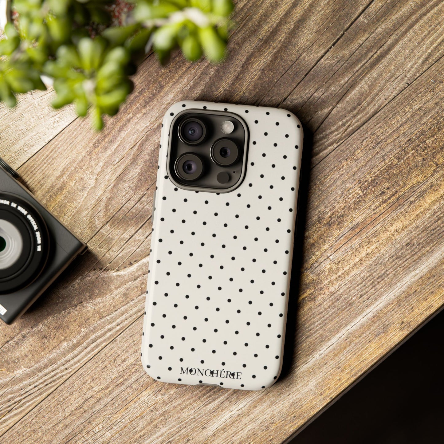 Black and White Polka