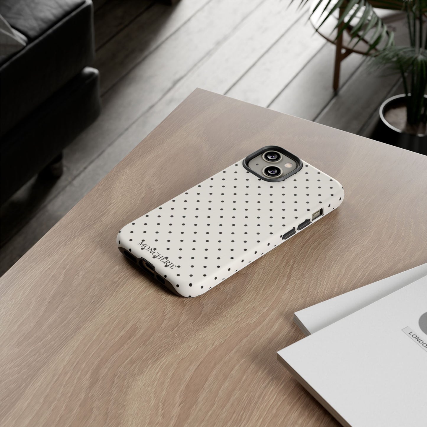 Black and White Polka