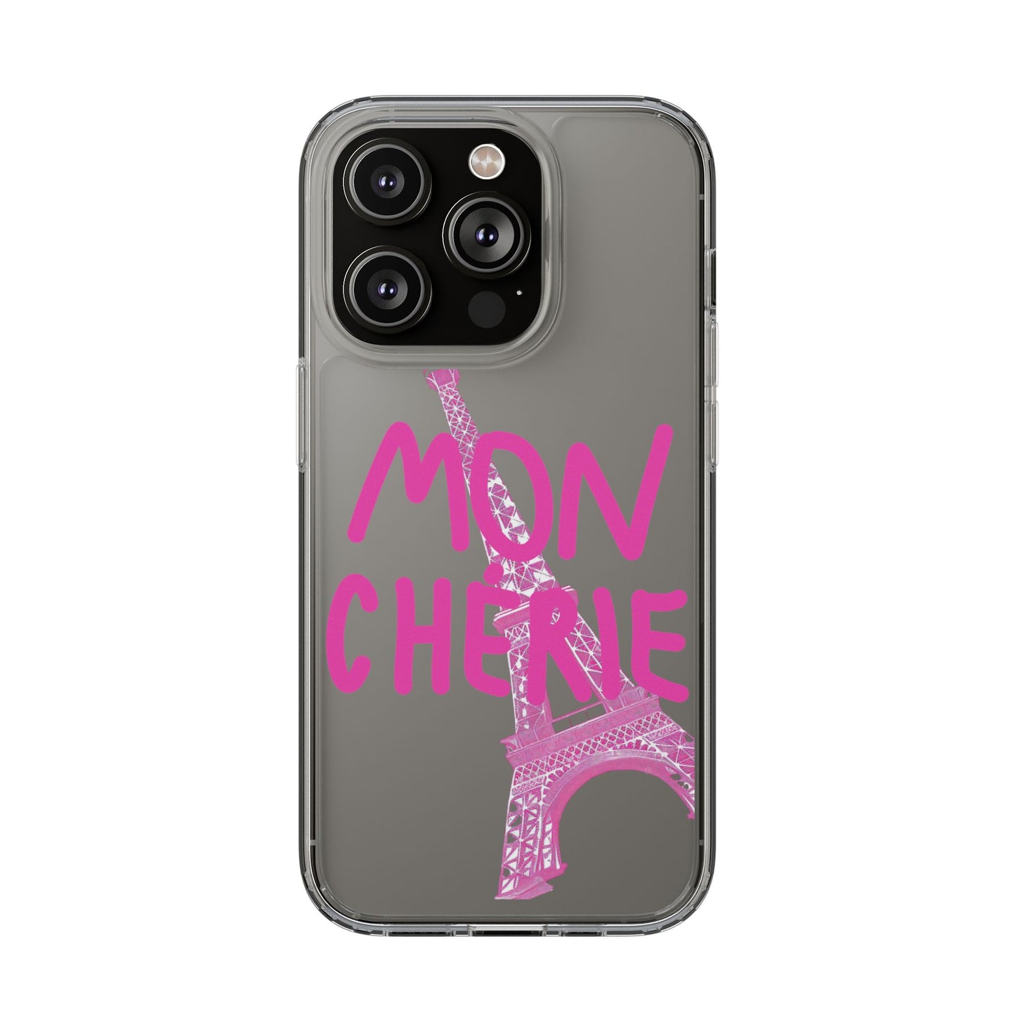 Pink Eiffel Clear Cases