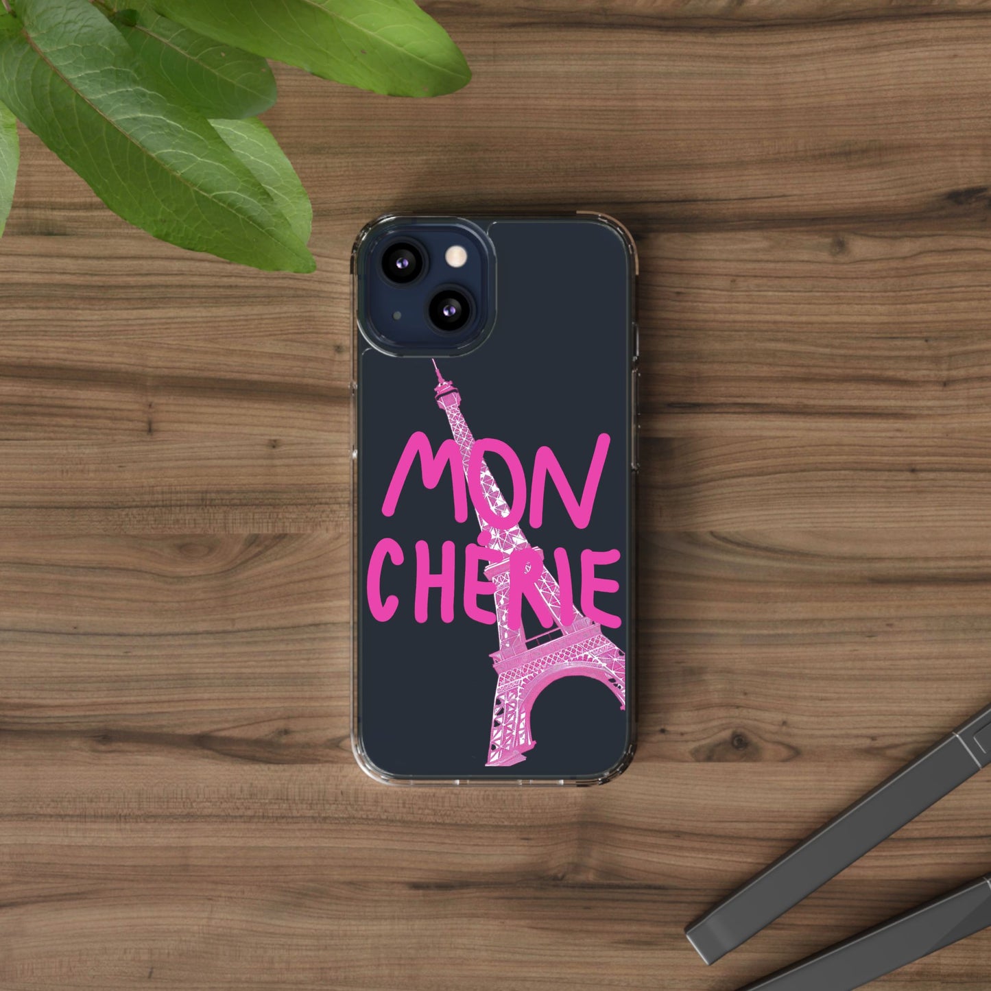 Pink Eiffel Clear Cases