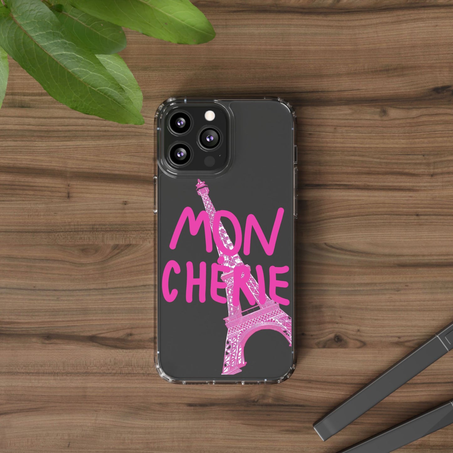 Pink Eiffel Clear Cases