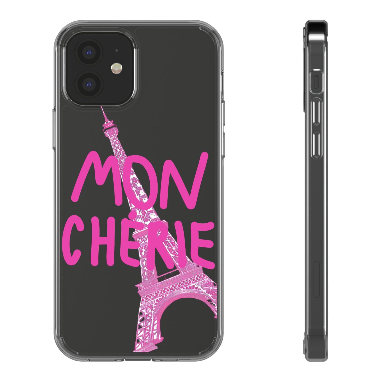 Pink Eiffel Clear Cases