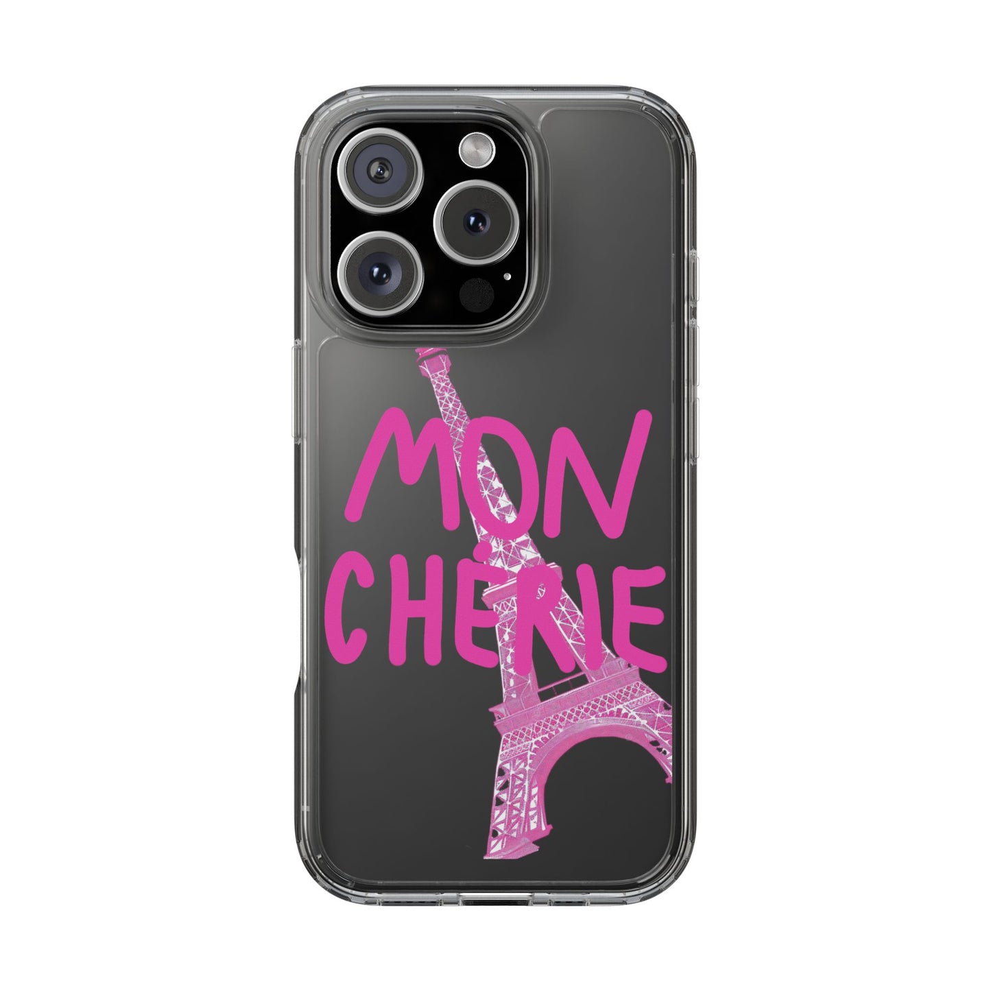 Pink Eiffel Clear Cases