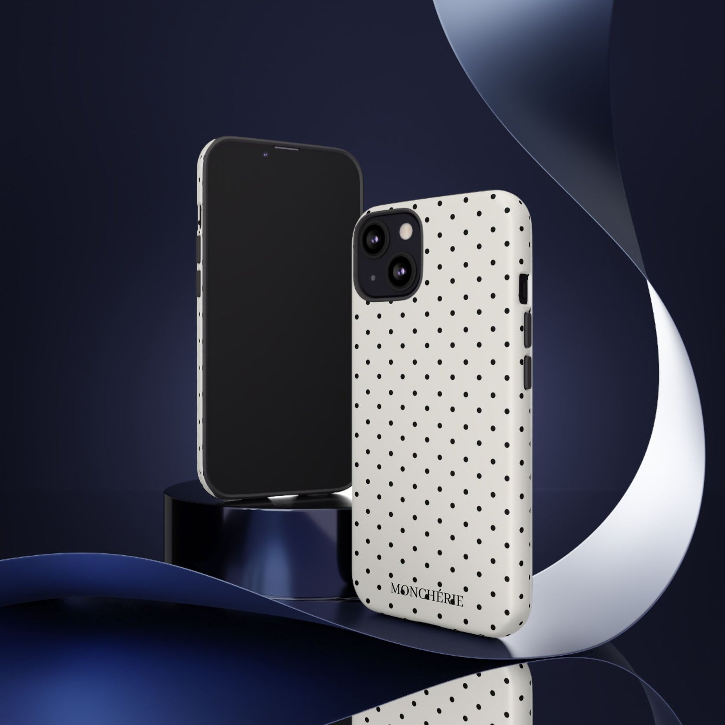 Black and White Polka