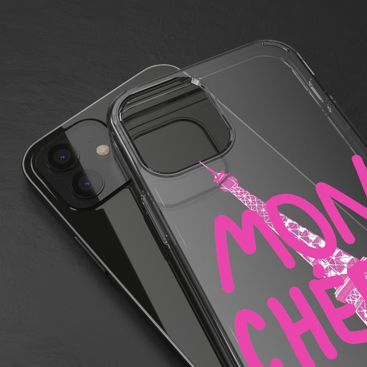 Pink Eiffel Clear Cases