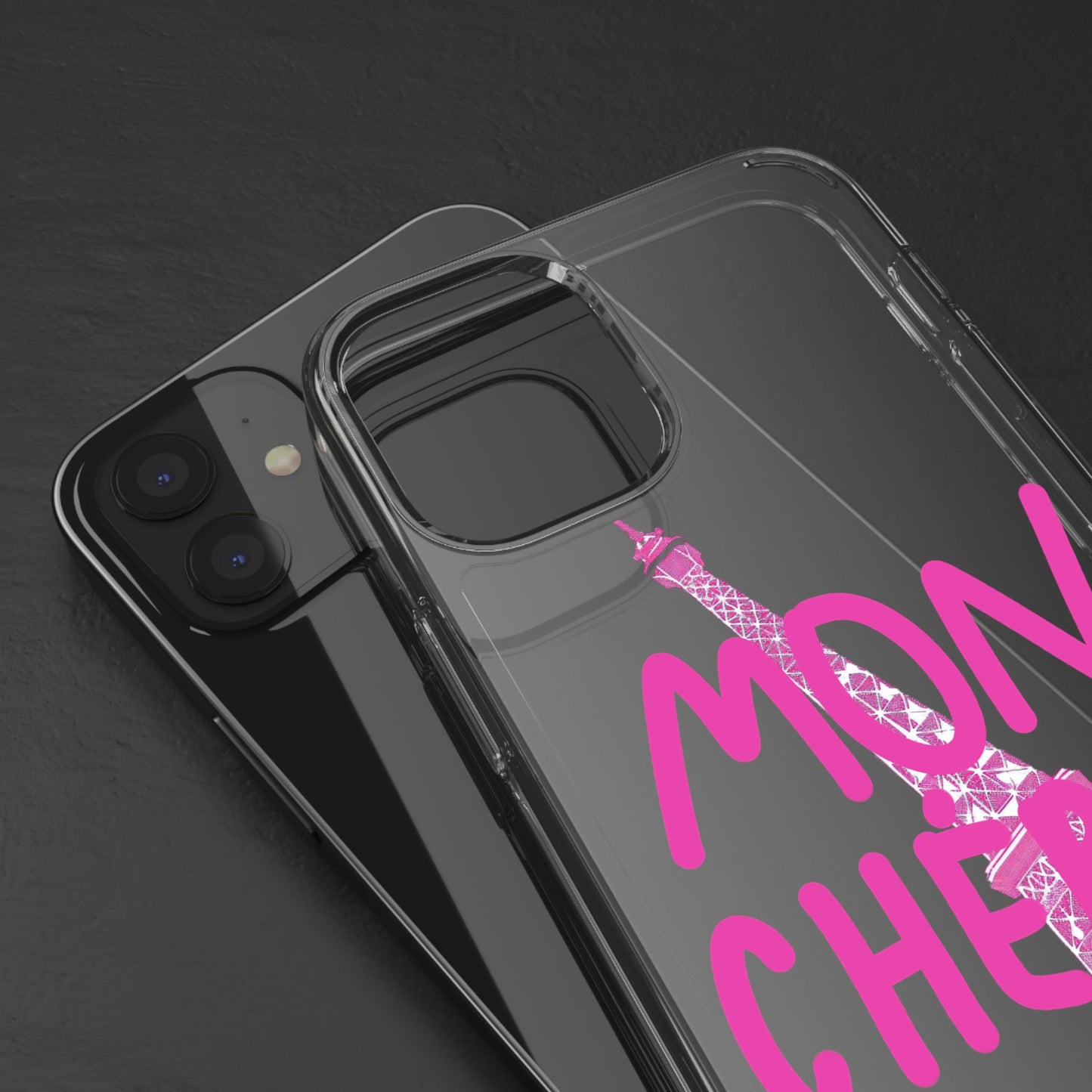 Pink Eiffel Clear Cases