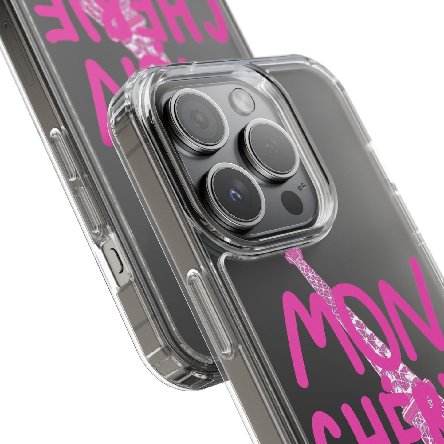 Pink Eiffel Clear Cases