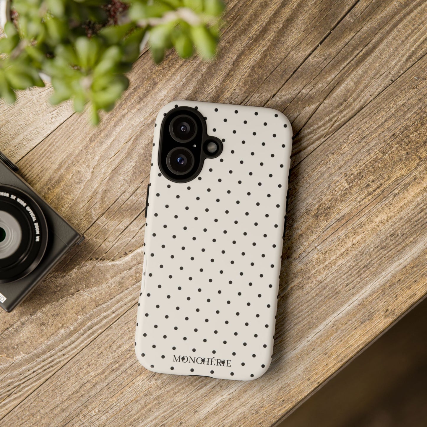 Black and White Polka