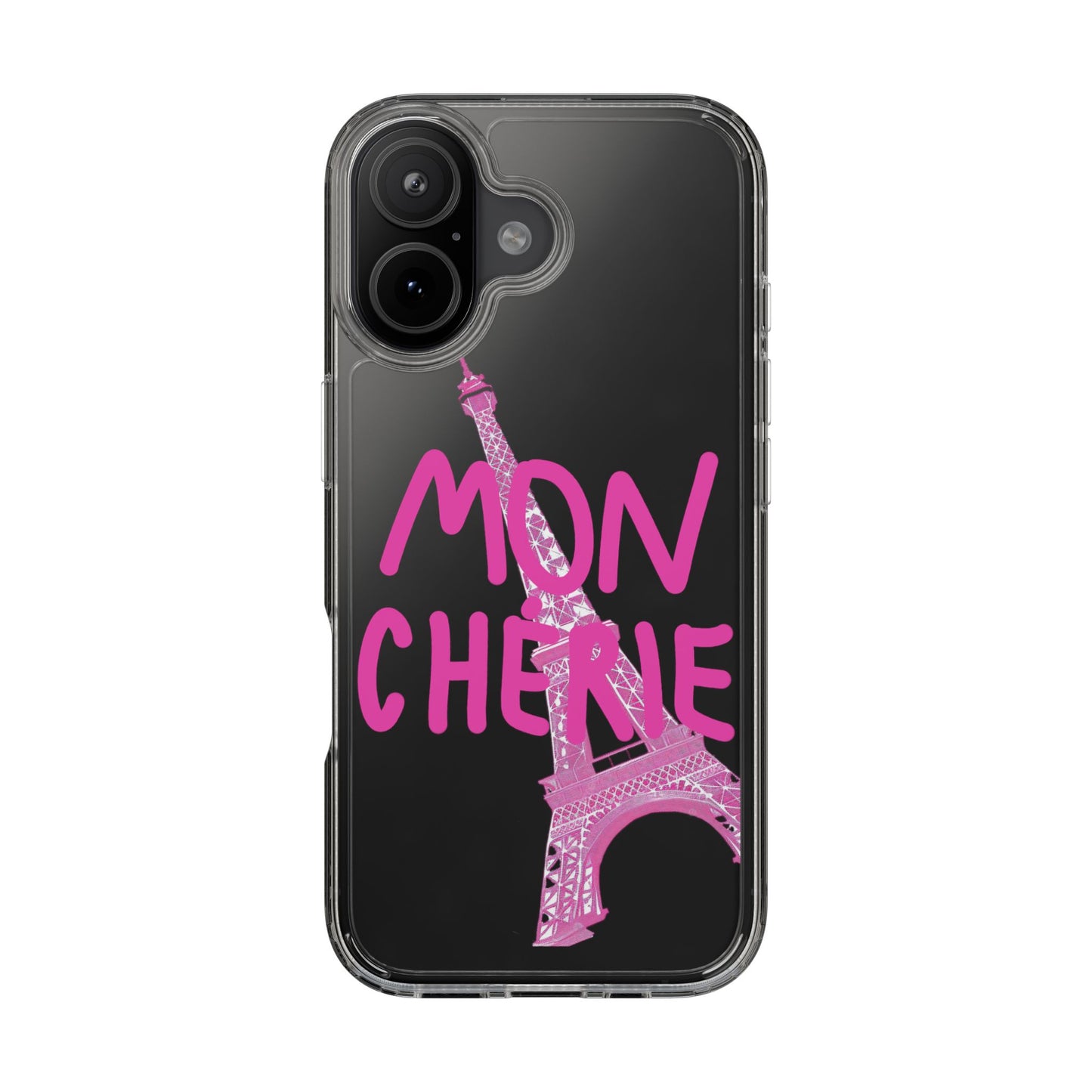 Pink Eiffel Clear Cases