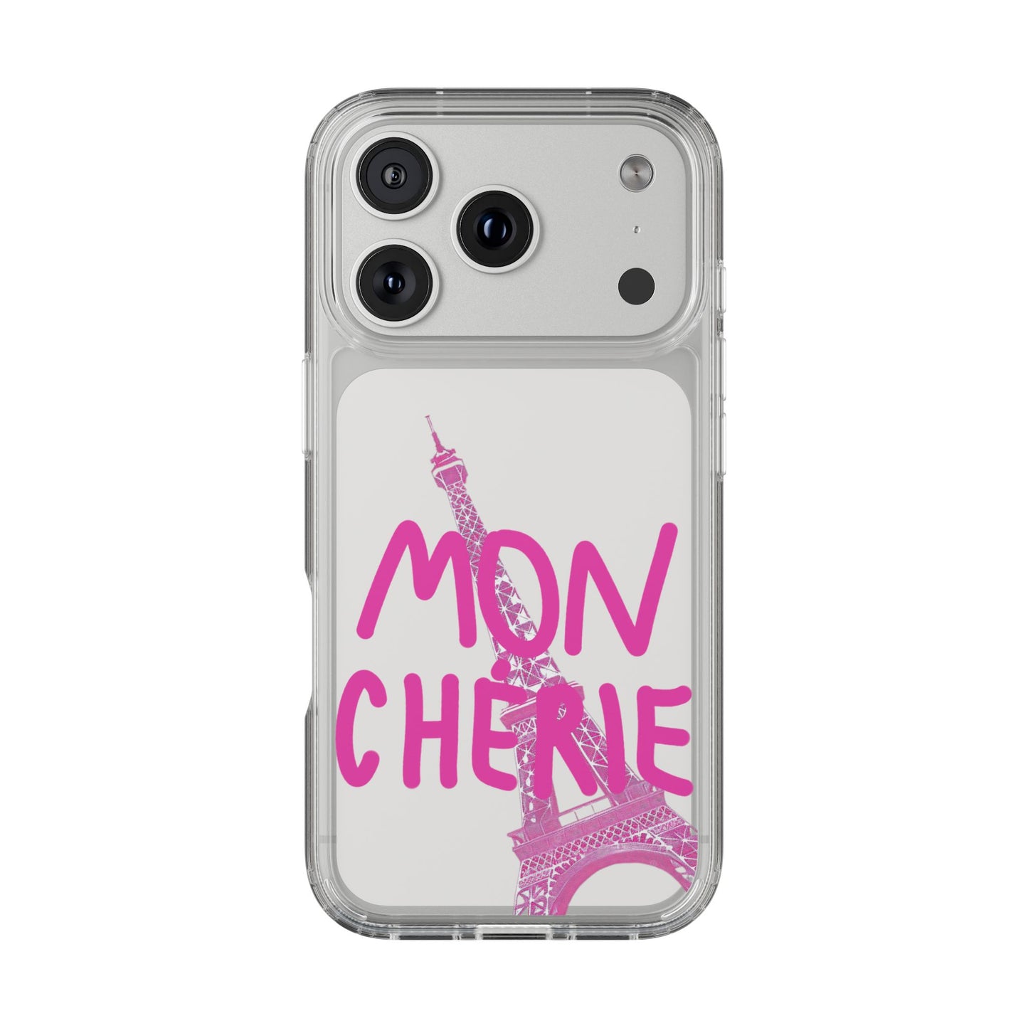 Pink Eiffel Clear Cases