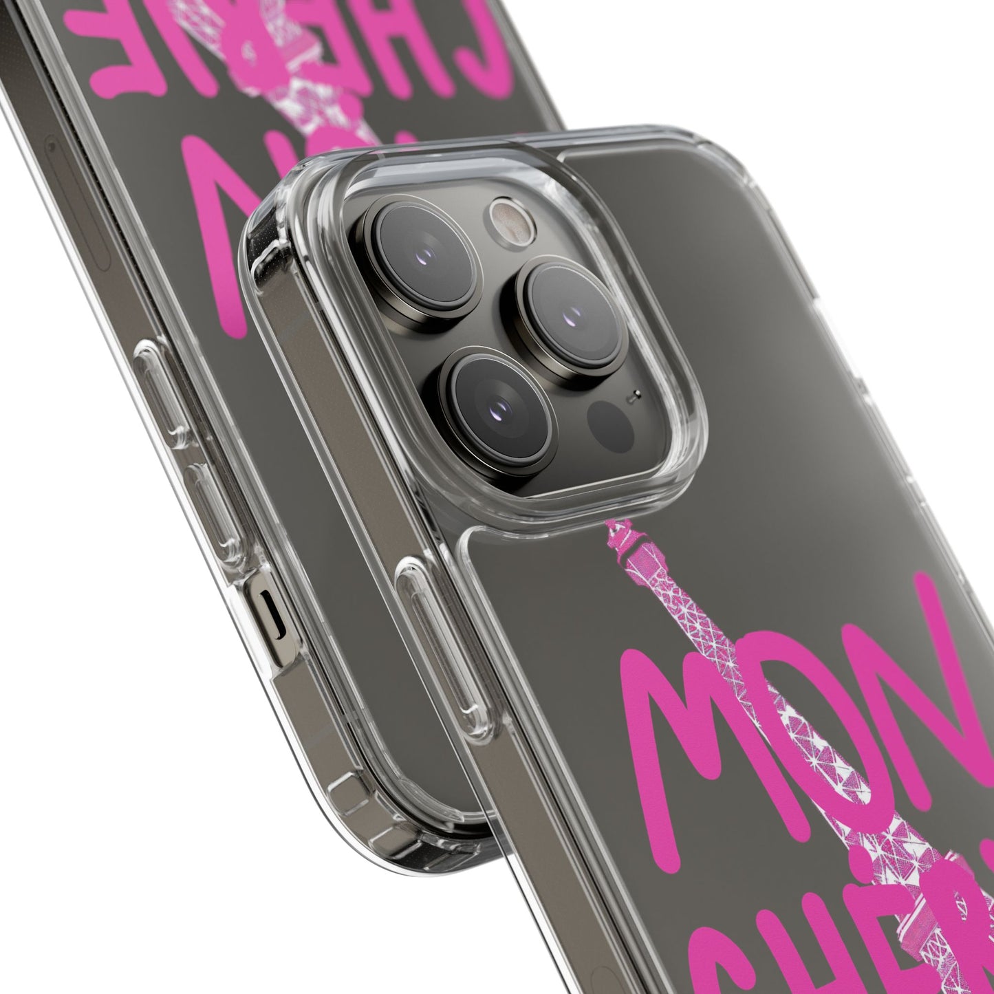 Pink Eiffel Clear Cases