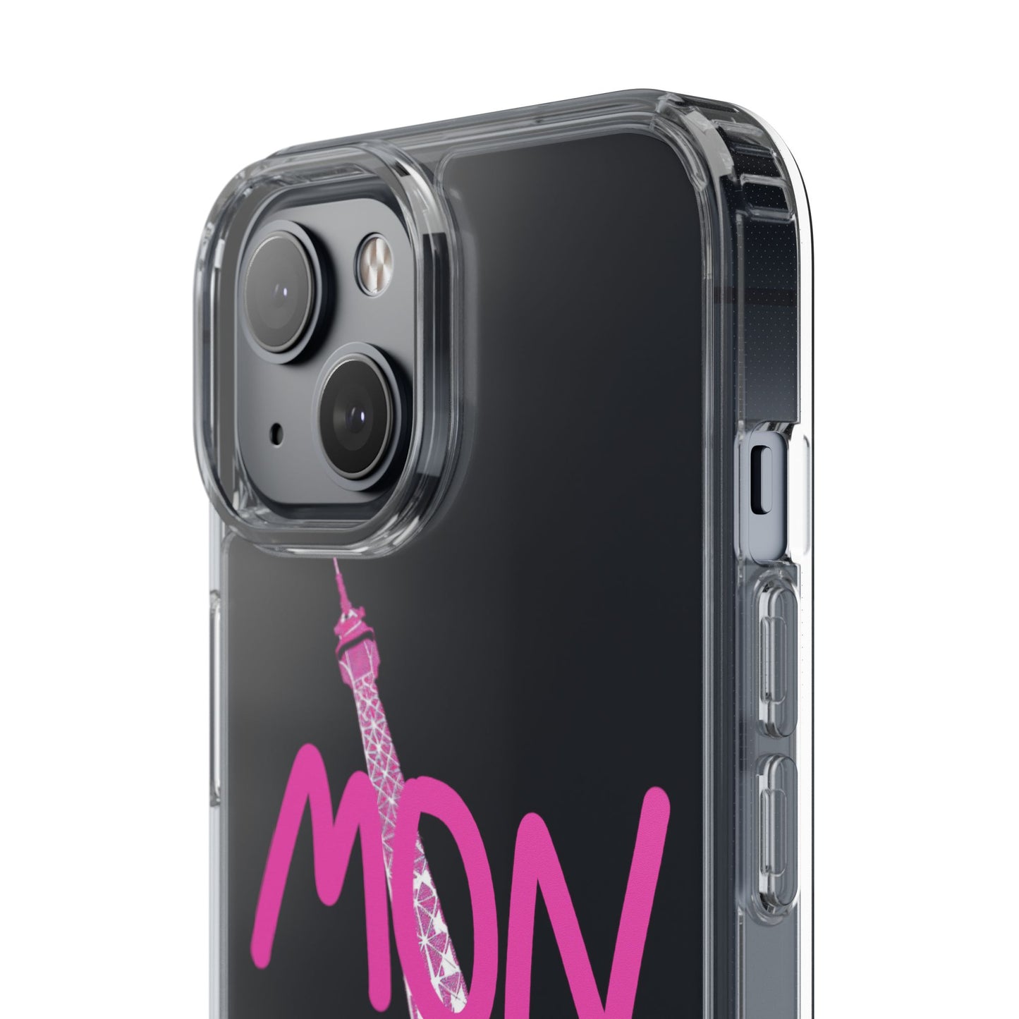 Pink Eiffel Clear Cases