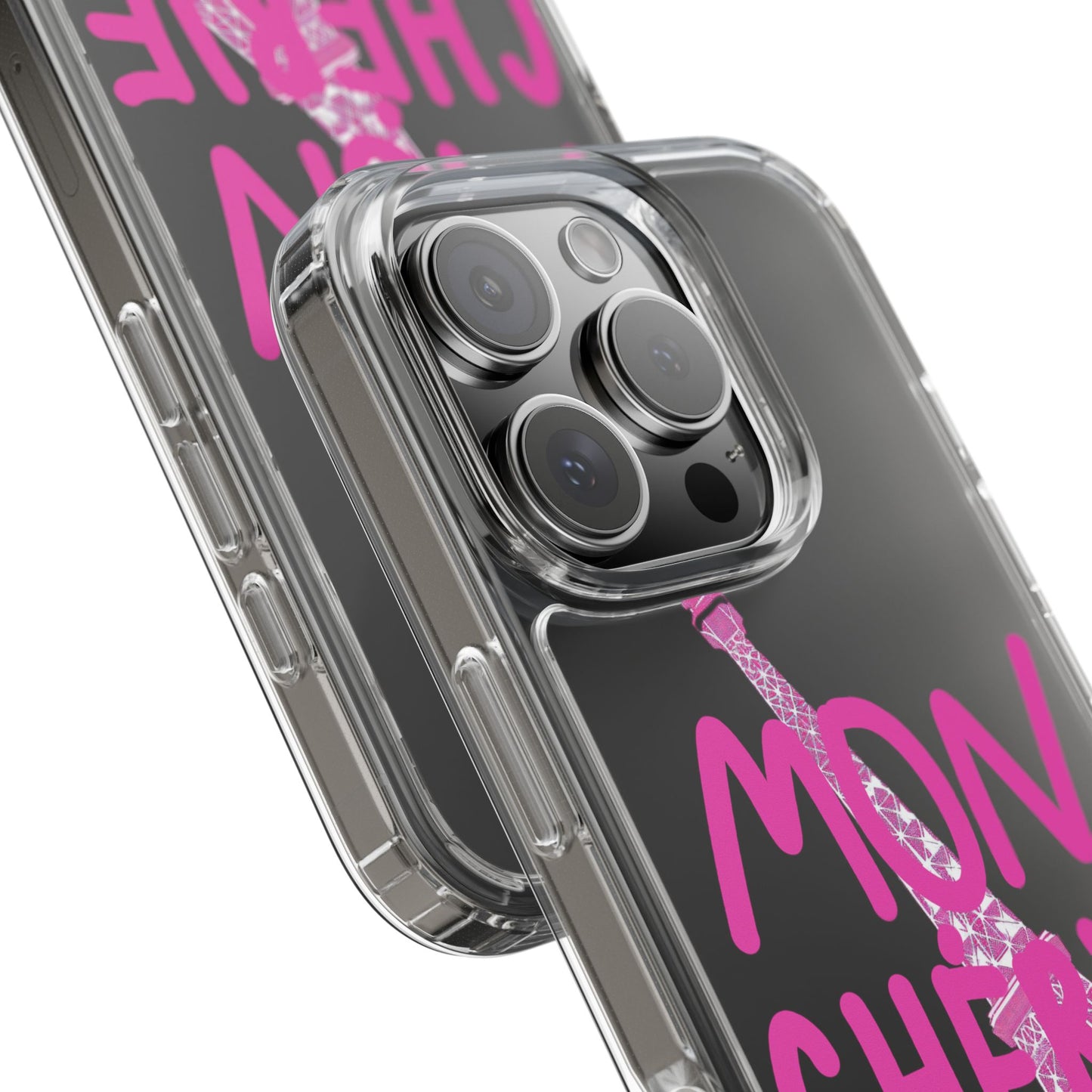 Pink Eiffel Clear Cases